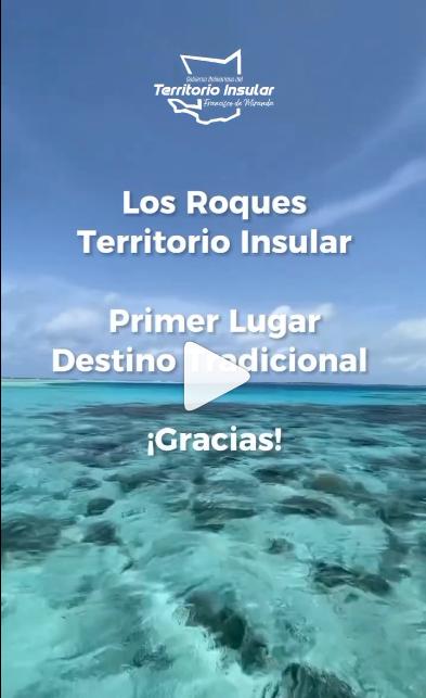 Primer Lugar en la categoría Destino Tradicional, Los Roques