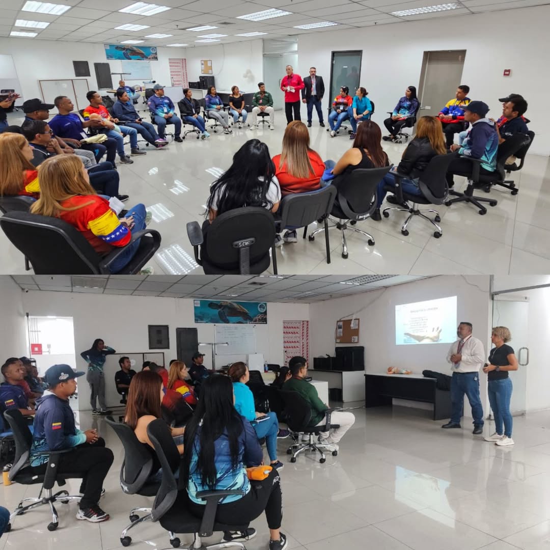 Exitoso taller de primeros auxilios en la sede del Territorio Insular Francisco de Miranda.
