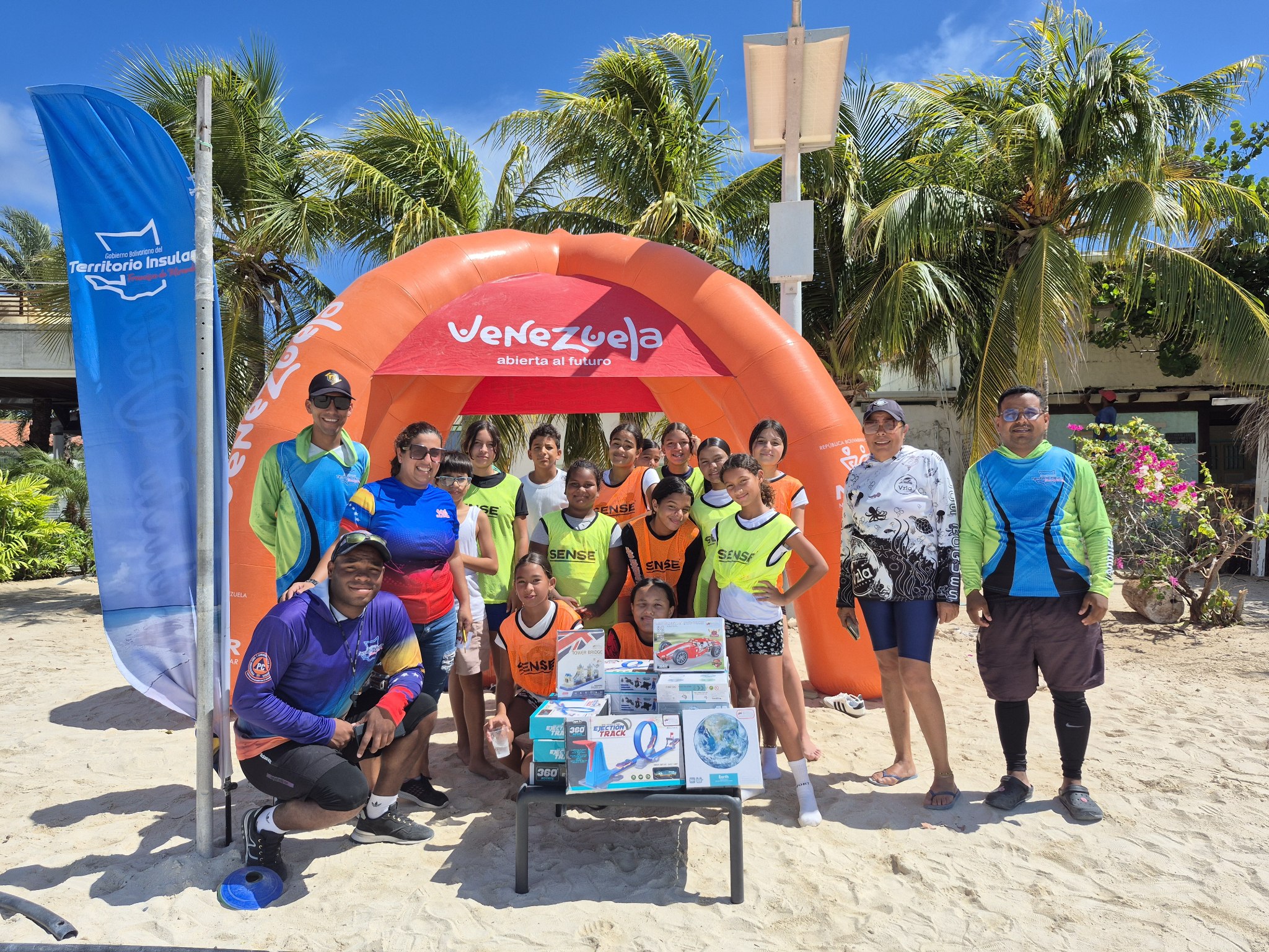 Inició el Festival Playero Deportivo en Los Roques en honor a la Virgen del Valle