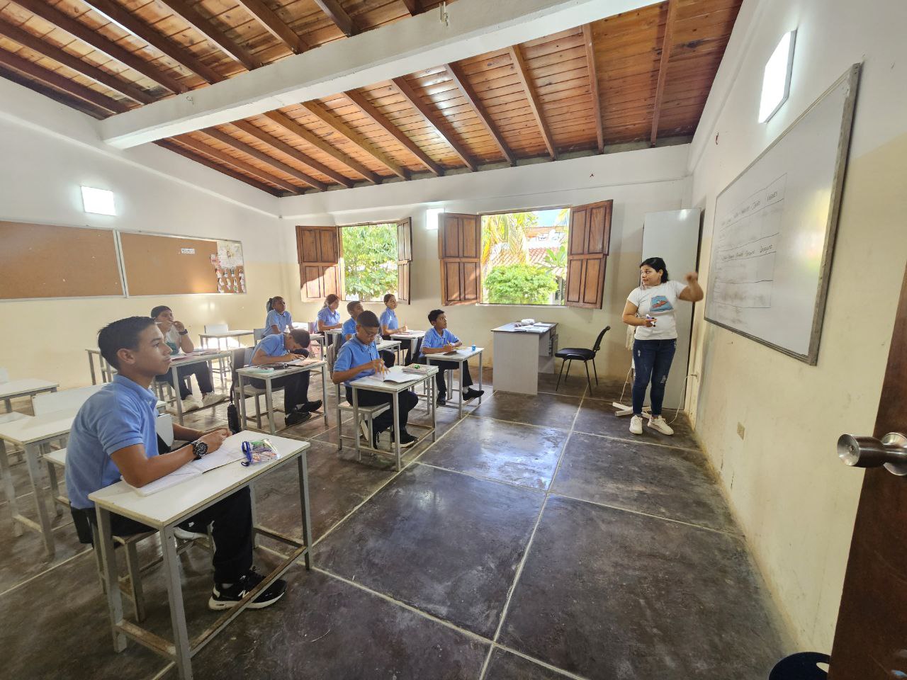 Con entusiasmo inicia el año escolar en el Gran Roque